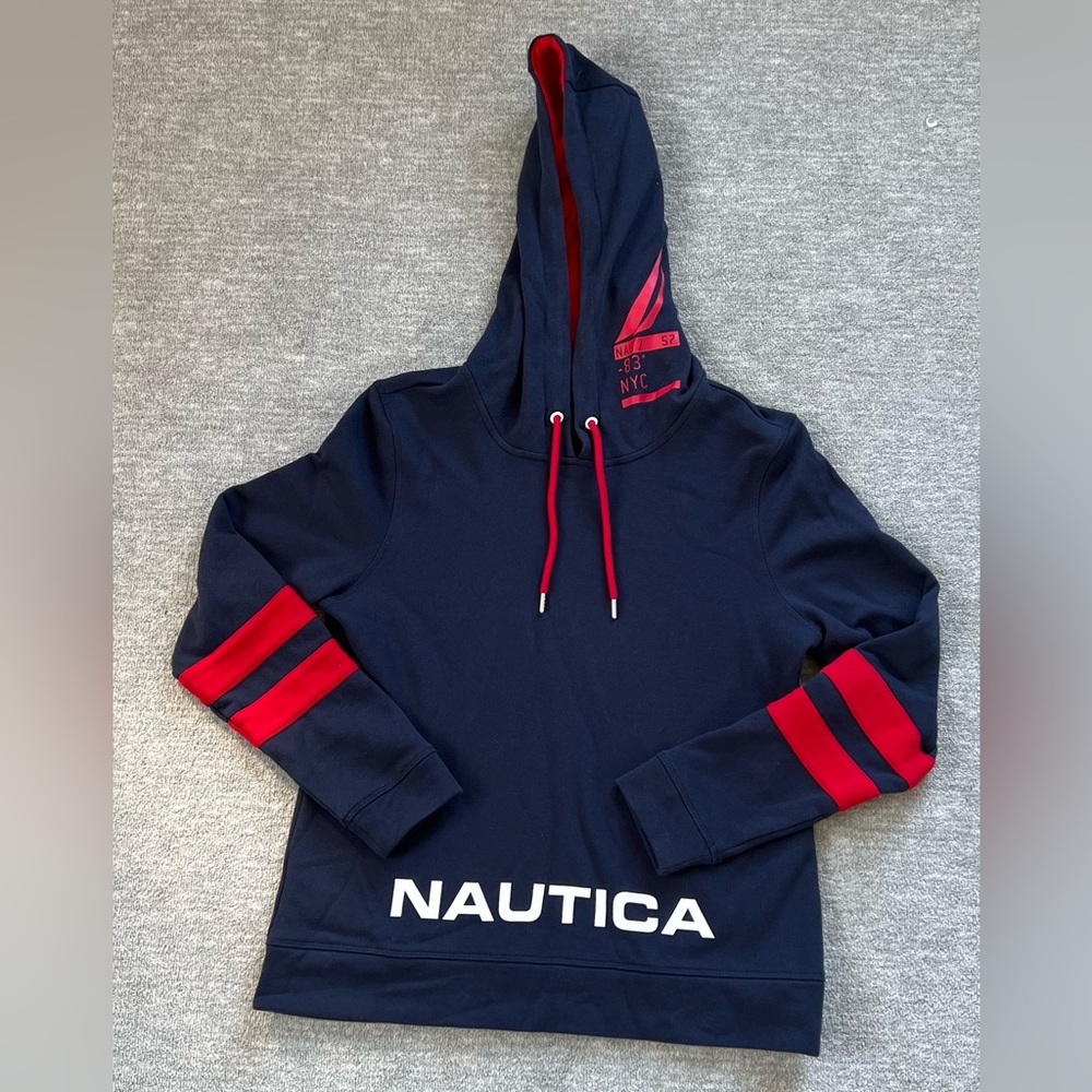 Nautica Long-Sleeved Hooded Sweatshirt